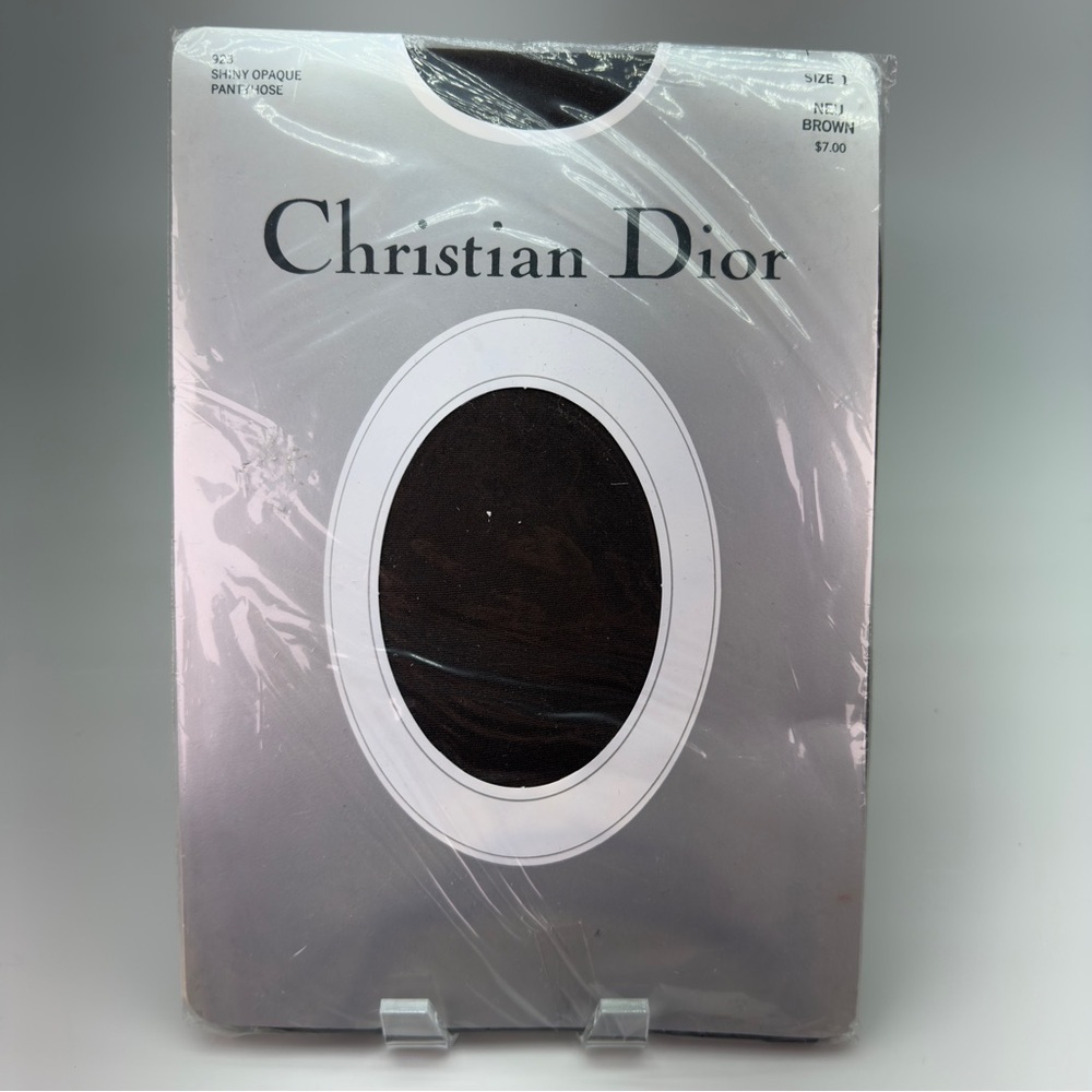 Vintage Christian Dior Shiny Opaque Pantyhose